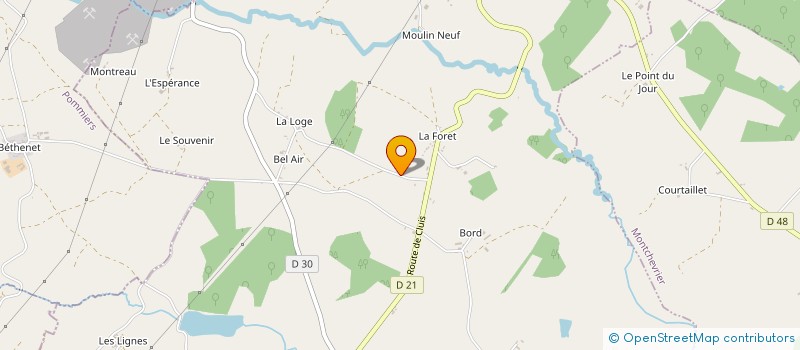 localisation de l'entreprise SCEA DE LA TUILERIE à ORSENNES