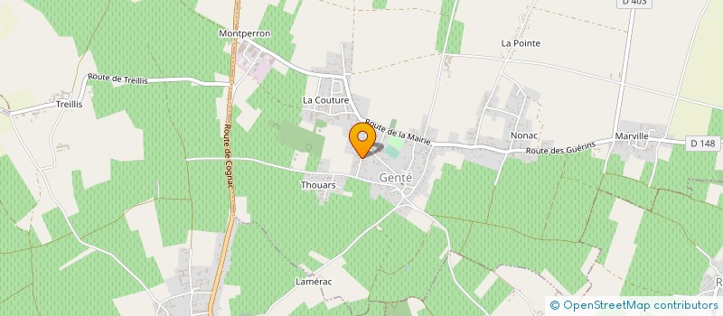 localisation de l'entreprise SCEA DE LA VALLADE à SAINT-FORT-SUR-LE-NE