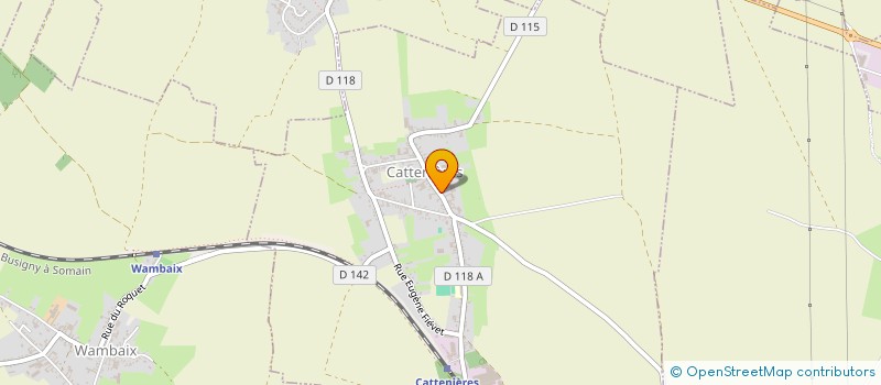 localisation de l'entreprise SCEA DE LA VALLEE  CATTENIERES