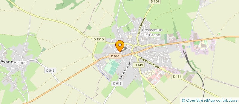 localisation de l'entreprise SCEA DE LA VALLEE  CREVECUR-LE-GRAND