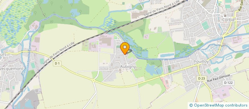 localisation de l'entreprise SCEA DE LA VALLEE DU BOSQUET à AUBIGNY