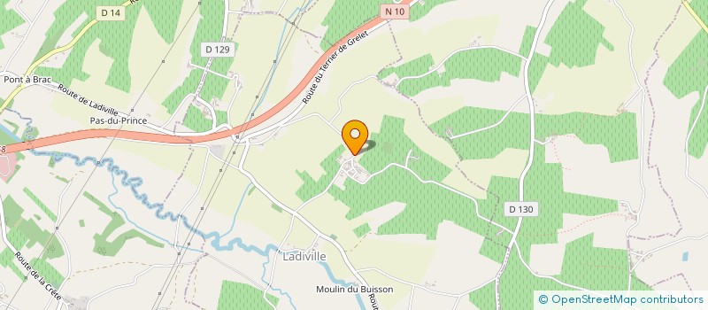 localisation de l'entreprise SCEA DE LA VALLEE DU NE  LADIVILLE