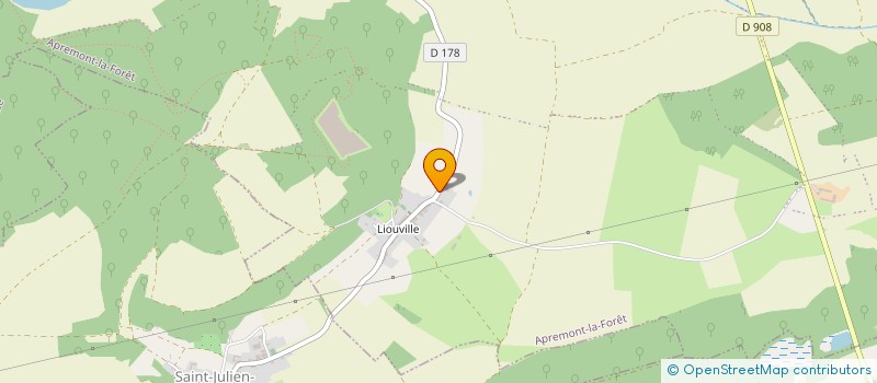 localisation de l'entreprise SCEA DE LA VALLOTTE à APREMONT-LA-FORET