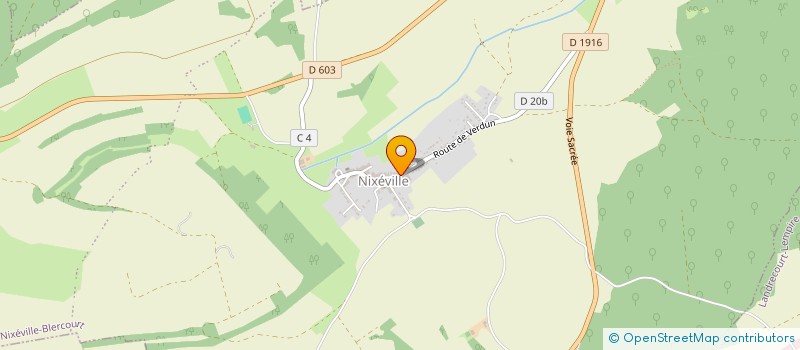 localisation de l'entreprise SCEA DE LA VAUX à NIXEVILLE-BLERCOURT