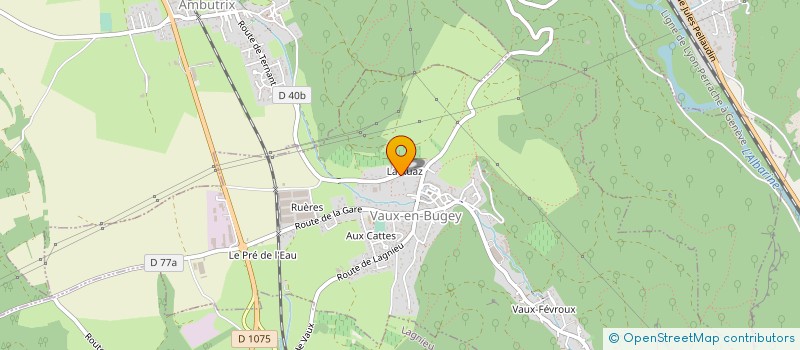 localisation de l'entreprise SCEA DE LA VERCHERE  VAUX-EN-BUGEY