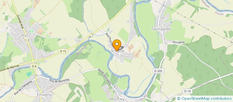 localisation de l'entreprise SCEA DE LA VERNOTTE  VREGILLE