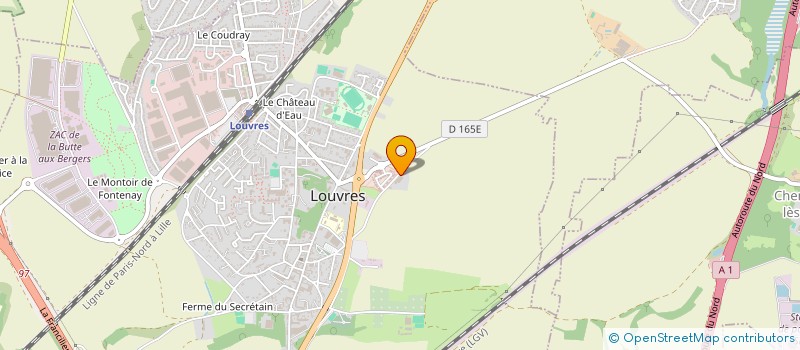 localisation de l'entreprise SCEA DE LA VIEILLE POSTE à LOUVRES