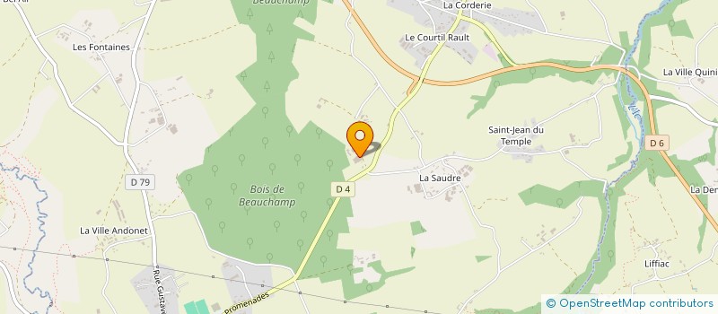 localisation de l'entreprise SCEA DE LA VILLE AUX FEVES à PLELO
