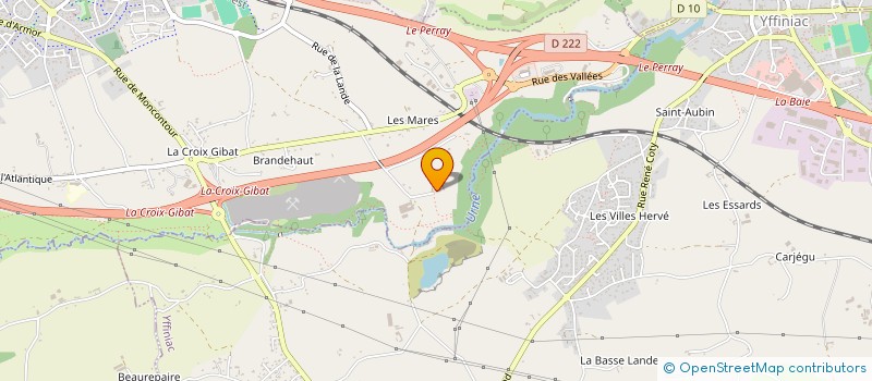 localisation de l'entreprise SCEA DE LA VILLE CALMET à TREGUEUX