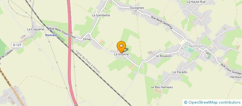 localisation de l'entreprise SCEA DE LA VISTERIE  NOMAIN