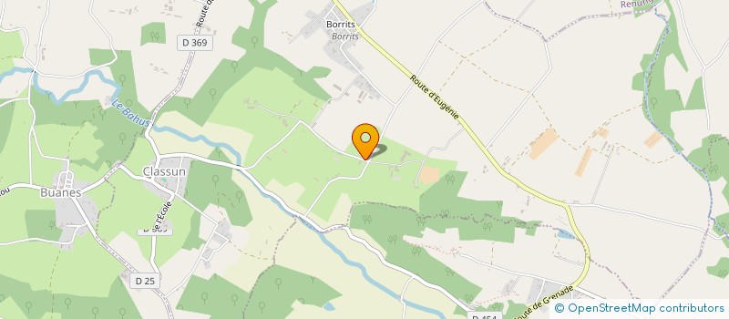 localisation de l'entreprise SCEA DE LABEYRIE à CLASSUN