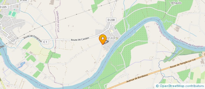 localisation de l'entreprise SCEA DE LAMERIQUE  COULX