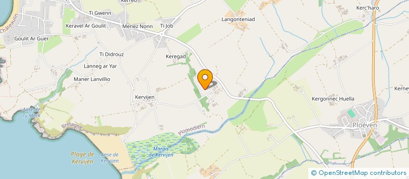 localisation de l'entreprise SCEA DE LANFRANK  PLOMODIERN