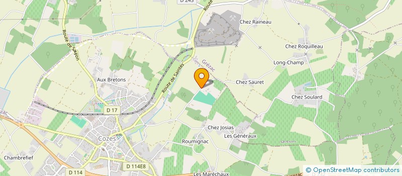 localisation de l'entreprise SCEA DE LANGLADE à COZES