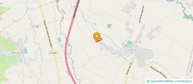 localisation de l'entreprise SCEA DE LAPASSADE  UZEIN