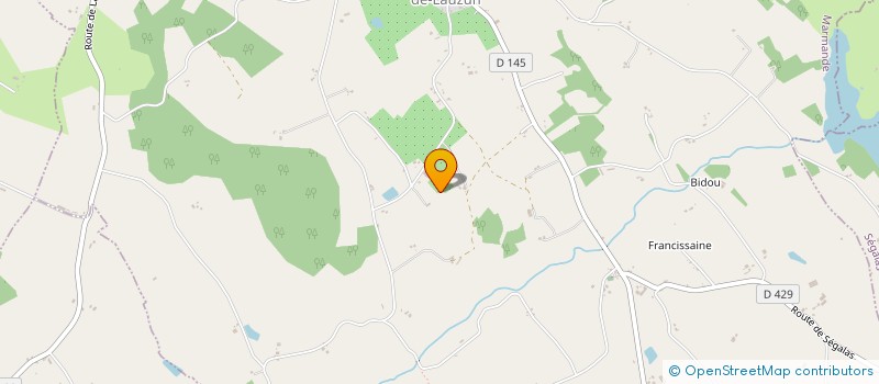 localisation de l'entreprise SCEA DE LASGUERRES BAS  SAINT-COLOMB-DE-LAUZUN