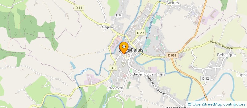 localisation de l'entreprise SCEA DE LATSAGA ZALDITOKIA  OSTABAT-ASME