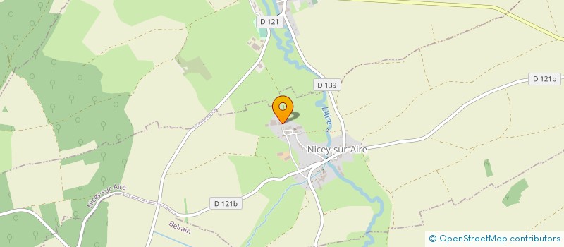 localisation de l'entreprise SCEA DE LATTE à NICEY-SUR-AIRE