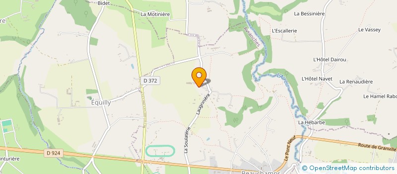 localisation de l'entreprise SCEA DE LAUGRINIERE  BEAUCHAMPS