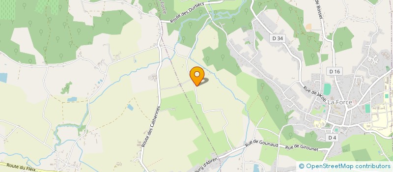 localisation de l'entreprise SCEA DE LAVAURE  SAINT PIERRE D'EYRAUD