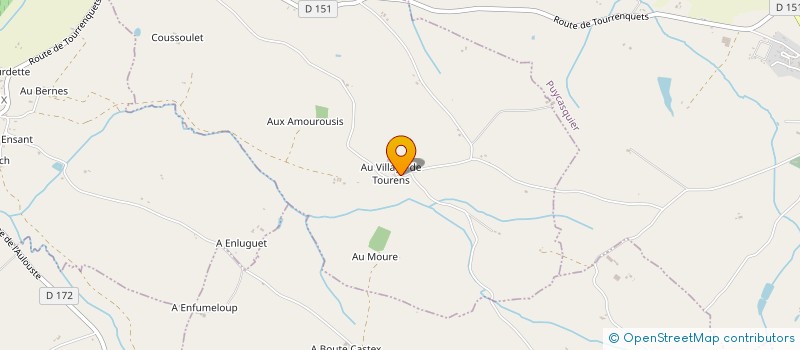 localisation de l'entreprise SCEA DE LESTANQUE  TOURRENQUETS