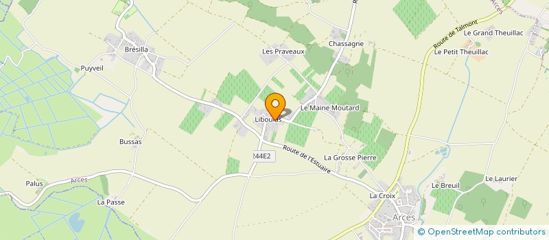 localisation de l'entreprise SCEA DE LIBOULAS à ARCES