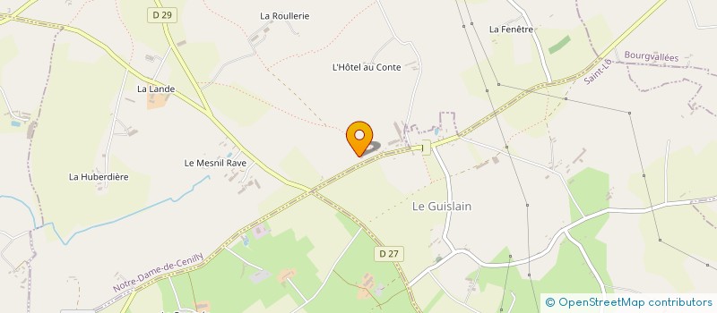localisation de l'entreprise SCEA DE LILLAY à NOTRE-DAME-DE-CENILLY