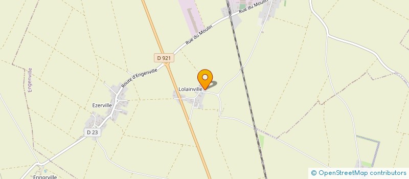localisation de l'entreprise SCEA DE LOLAINVILLE  ENGENVILLE
