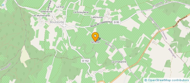 localisation de l'entreprise SCEA DE LONGEVILLE à CHATEAUNEUF-SUR-CHARENTE