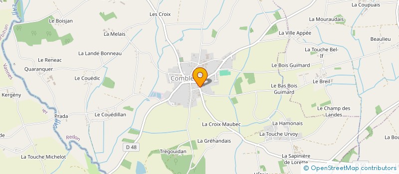 localisation de l'entreprise SCEA DE LORETTE à COMBLESSAC