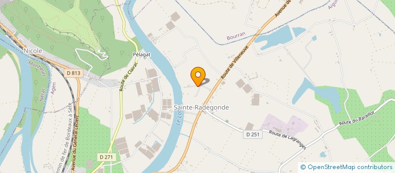 localisation de l'entreprise SCEA DE LOUBOS à AIGUILLON