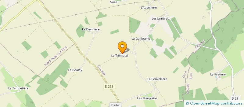 localisation de l'entreprise SCEA DE LYRE à CHANDAI