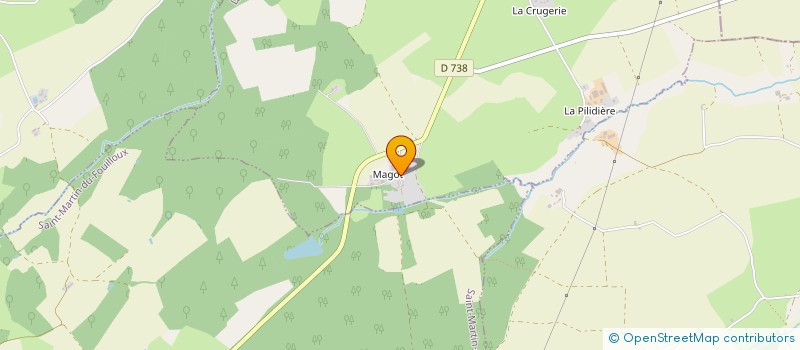 localisation de l'entreprise SCEA DE MAGOT  LA FERRIERE-EN-PARTHENAY