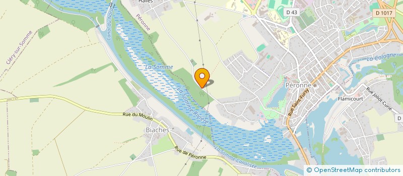 localisation de l'entreprise SCEA DE MAISMONT à PERONNE