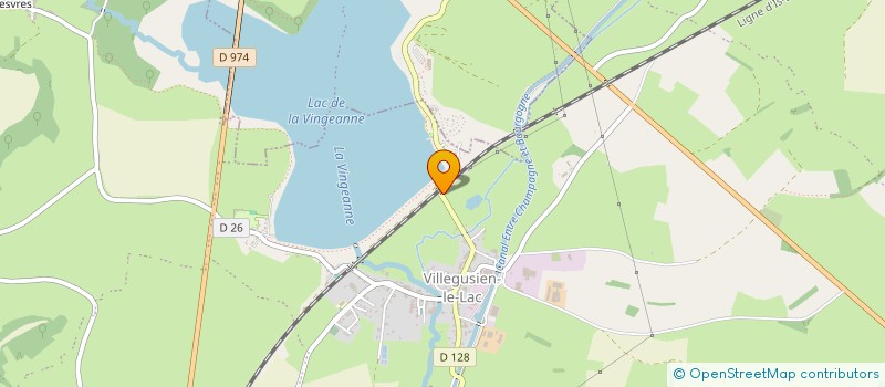 localisation de l'entreprise SCEA DE MALPERTUIS à VILLEGUSIEN-LE-LAC