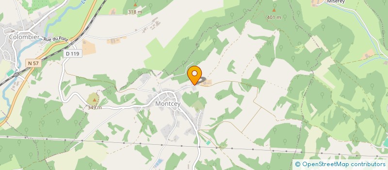 localisation de l'entreprise SCEA DE MALPLANCHE  MONTCEY