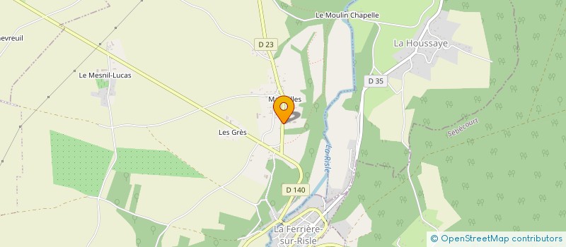 localisation de l'entreprise SCEA DE MANCELLES  MESNIL-EN-OUCHE