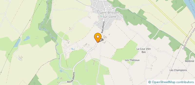 localisation de l'entreprise SCEA DE MANCY à SAINT-BRISSON-SUR-LOIRE
