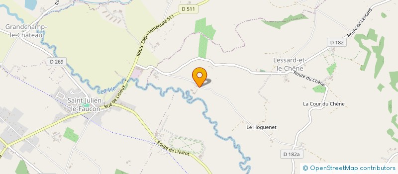 localisation de l'entreprise SCEA DE MARANCOURT à LESSARD-ET-LE-CHENE
