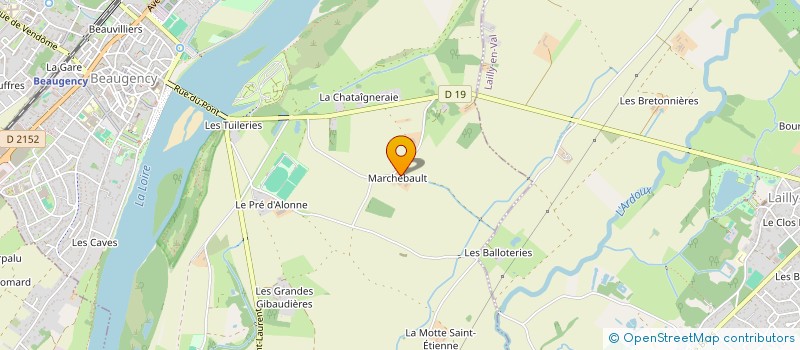 localisation de l'entreprise SCEA DE MARCHEBAULT à BEAUGENCY