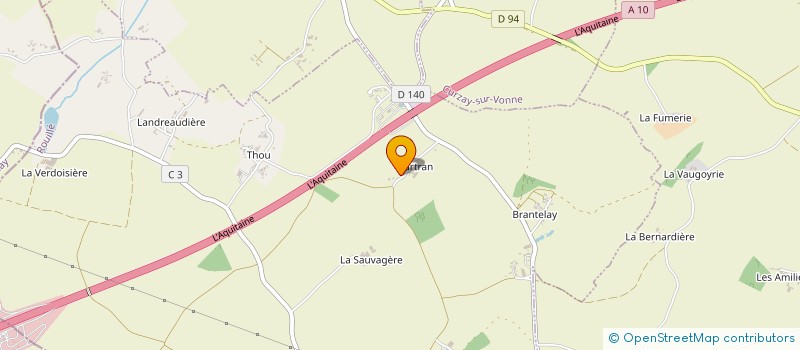 localisation de l'entreprise SCEA DE MARTRAN à ROUILLE