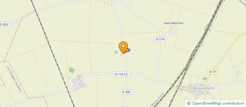 localisation de l'entreprise SCEA DE MAULOUP à BEAUVILLIERS