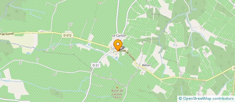 localisation de l'entreprise SCEA DE MAUPAS  SOUSSAC