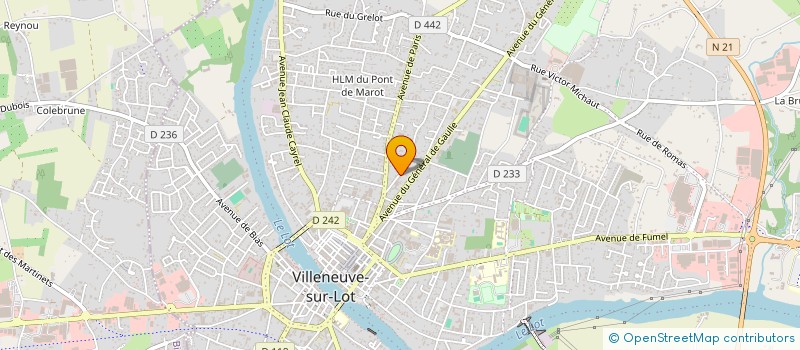 localisation de l'entreprise SCEA DE MENET  VILLENEUVE-SUR-LOT