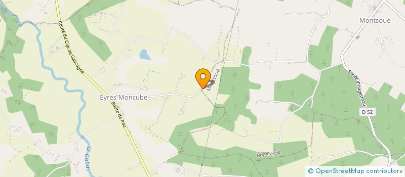 localisation de l'entreprise SCEA DE MENJON  EYRES-MONCUBE