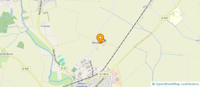 localisation de l'entreprise SCEA DE MESLIERS à ILLIERS-COMBRAY