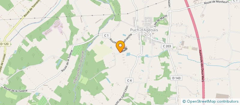localisation de l'entreprise SCEA DE MILLADE à PUCH-D'AGENAIS