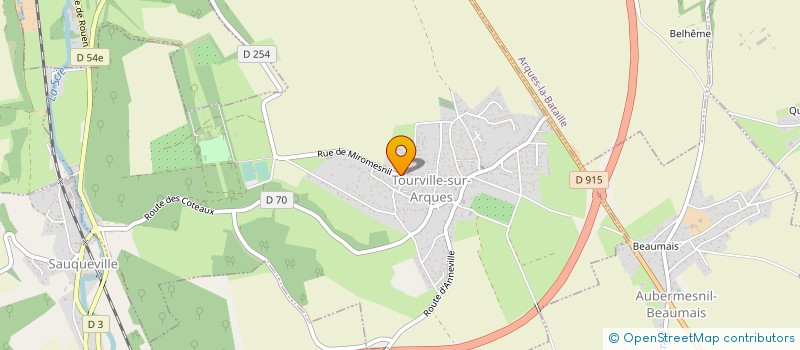 localisation de l'entreprise SCEA DE MIROMESNIL  TOURVILLE-SUR-ARQUES