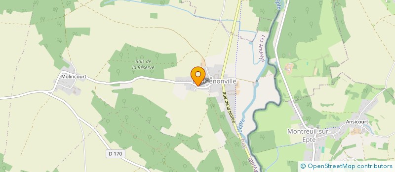 localisation de l'entreprise SCEA DE MOLINCOURT à VEXIN-SUR-EPTE