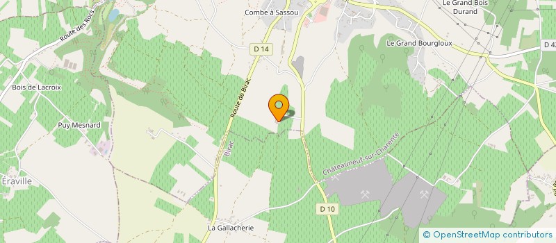 localisation de l'entreprise SCEA DE MONDOUZIL à CHATEAUNEUF-SUR-CHARENTE